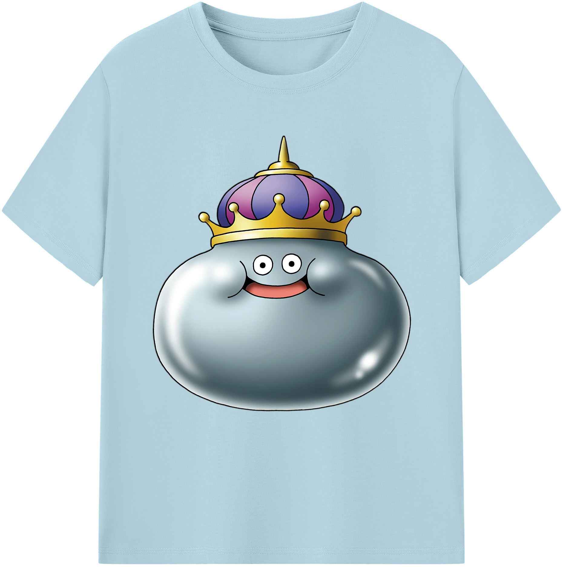 （画像用） ドラゴンクエスト Doragon Kuesuto Dragon Quest 綿100％半袖Tシャツ（フロントプリント）